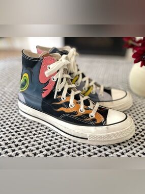 Tom & Jerry Cartoon x Converse all Star  Chuck Taylor 70 High‎ Top Shoes
